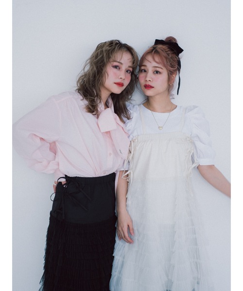 「JUMELLE」 長袖ブラウス FREE ピンク レディース_画像3