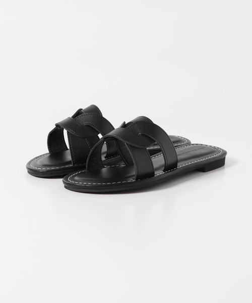 「URBAN RESEARCH DOORS」 フラットサンダル 38 ブラック レディース_画像8