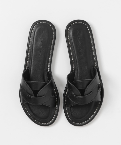 「URBAN RESEARCH DOORS」 フラットサンダル 38 ブラック レディース_画像9