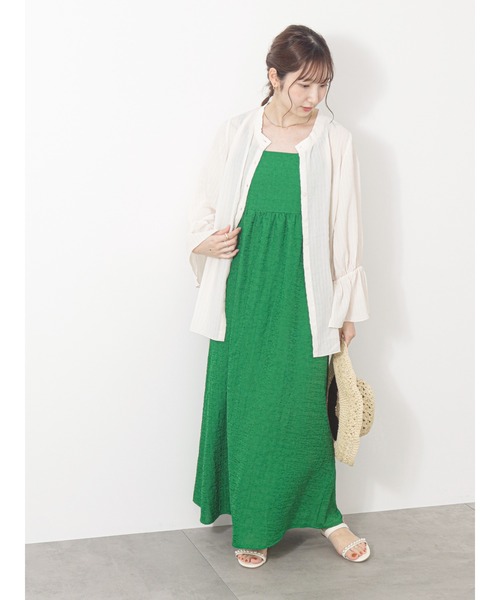 「Te chichi TERRASSE」 キャミソールワンピース F オフホワイト レディース_画像2