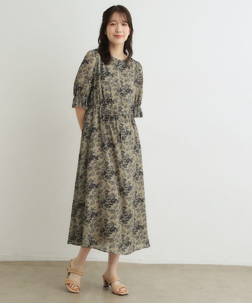LAURA ASHLEY（ローラアシュレイ） ワンピース 「洗える／ウエスト