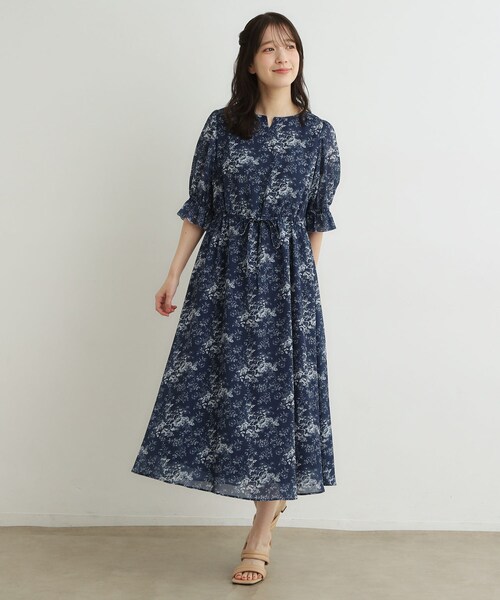 LAURA ASHLEY（ローラアシュレイ） ワンピース 「洗える／ウエスト
