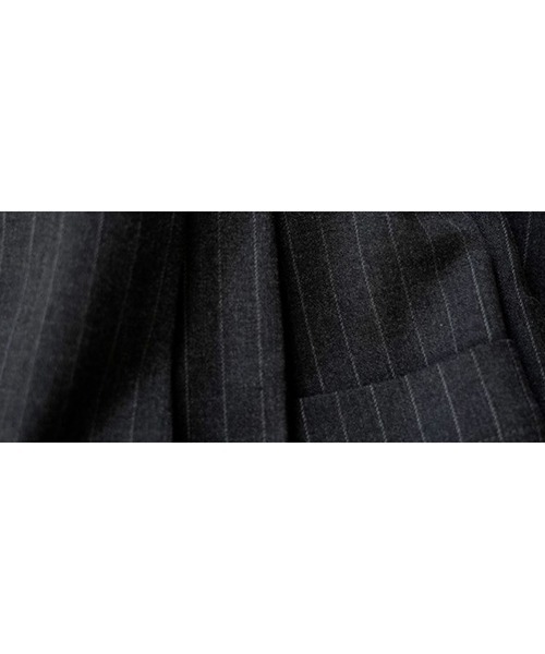 「chuclla」 スラックス L ダークグレー レディース_画像4