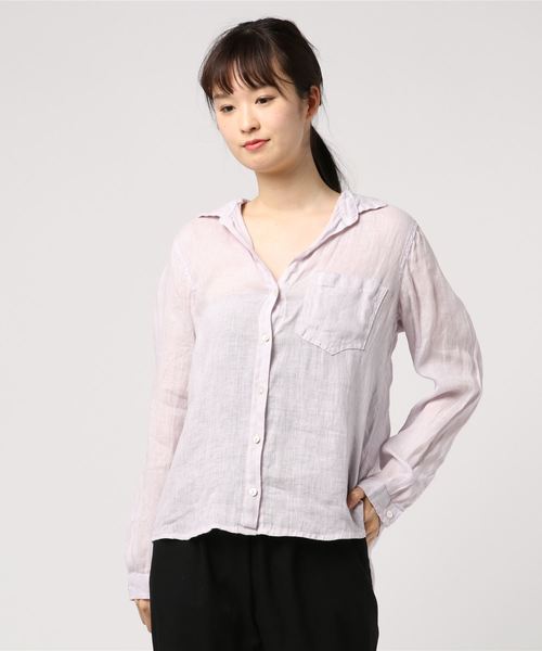 特価セール シャツ PayPayモール店 - 通販 - PayPayモール ブラウス リネンスキッパー長袖シャツ ZOZOTOWN 最新作得価