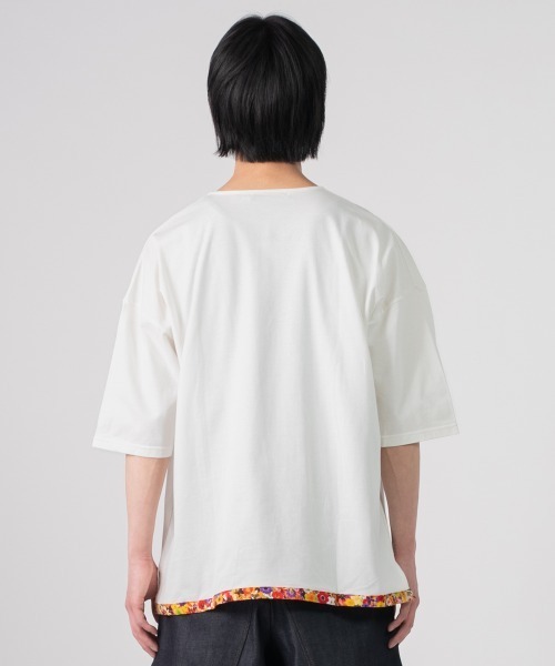 rehacer（レアセル） tシャツ : Flower Link Pocket CS Made in Japan