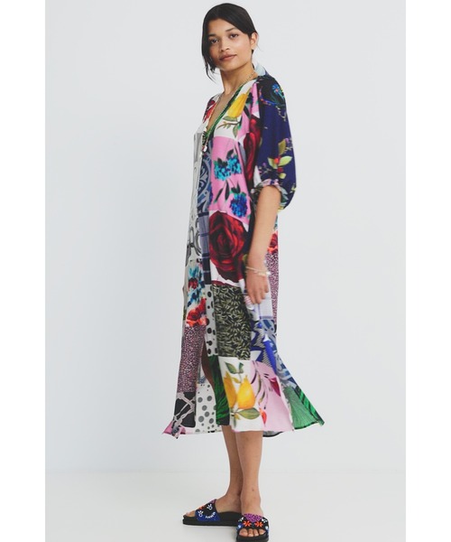 ワンピース パッチワーク ミディシャツワンピース Zozotown Paypayモール店 通販 Paypayモール