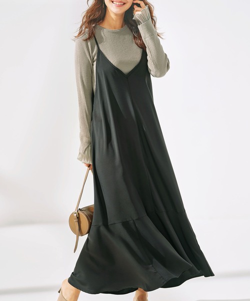 ワンピース 21秋新着 後リボン切替フレアーキャミワンピース Zozotown Paypayモール店 通販 Paypayモール