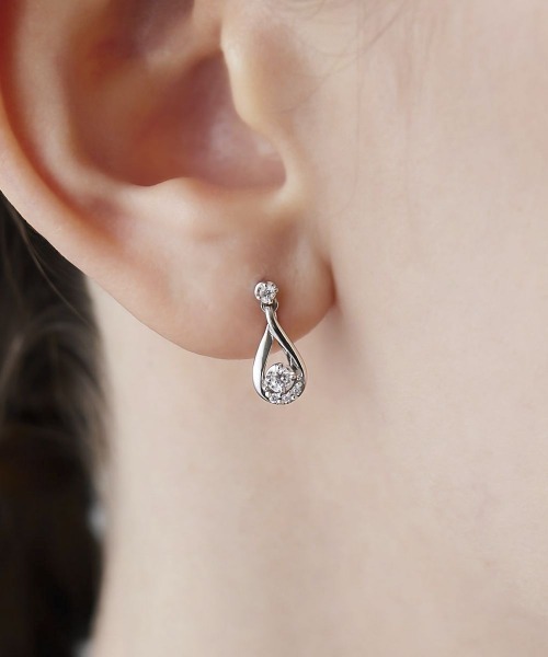 4℃ ピアス プラチナ レディース : ZOZOTOWN Yahoo!店 - 通販