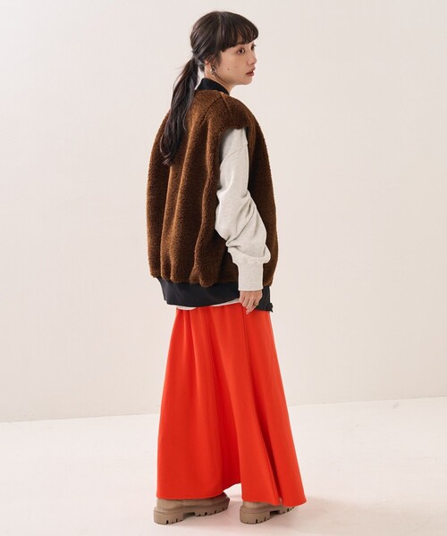 FREAK'S STORE ベスト ジレ MAー1リバーシブルベスト レディース