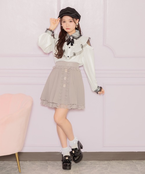 ROJITA♡ パールビジューシアーリボンローファ― パールビジューシアーリボンローファー | Rlab store