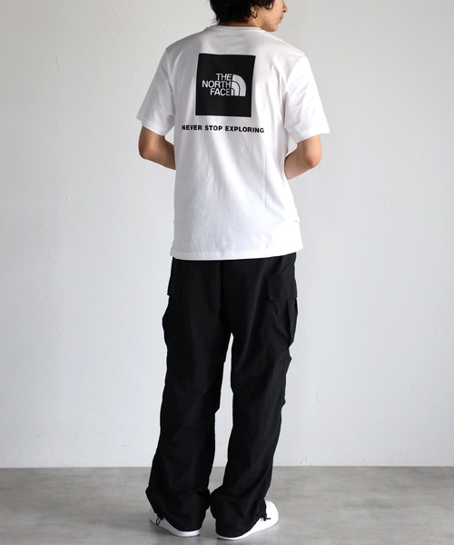 ★米国発*The North Face*新作*NSE-BOXロゴTシャツ/WHITE★ THE NORTH FACE tシャツ 「THE FACE(ザ・ノースフェイス