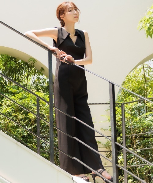 パンツドレス ビットスリムオールインワン | AMBIENT | 12