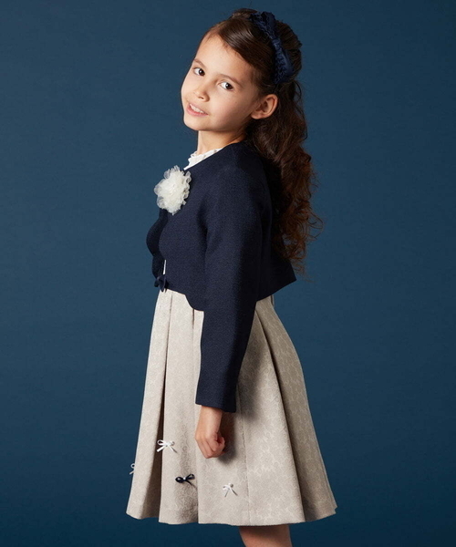 a.v.v セレモニー ワンピース ジャケット 女の子 130 入学式 a.v.v セレモニー ワンピース ジャケット 女の子 130 入学式