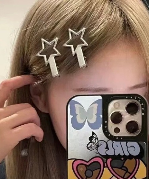 SOOR PLOOM ヘアピン sAn (サン) Draw Hair Pin Small ヘアピン ピスタチオ/パール