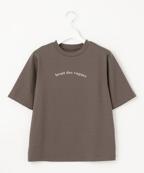tシャツ 「カタログ掲載・WEB限定カラーあり・洗える」ロゴ刺繍 Tシャツ レディース 自由区 tシャツ 「カタログ掲載・WEB限定カラーあり・洗える