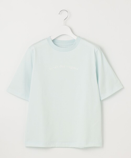 tシャツ 「カタログ掲載・WEB限定カラーあり・洗える」ロゴ刺繍 Tシャツ レディース 自由区 tシャツ 「カタログ掲載・WEB限定カラーあり・洗える