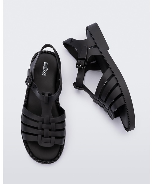 サンダル・ミュール Melissa SS25 MELISSA POSSESSION PRINT DENIM (36133 BG671) Possession Sandal in Clear – Melissa Shoes