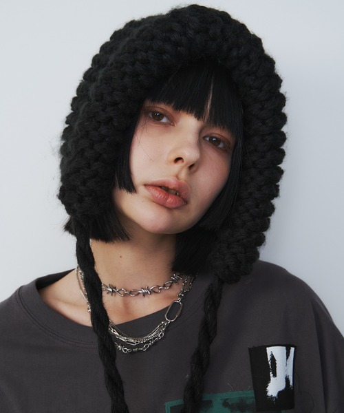 AIVER（アイバー） ニット帽 ニットキャップ ハンドメイドニットハット