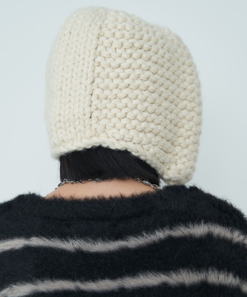 AIVER（アイバー） ニット帽 ニットキャップ ハンドメイドニットハット