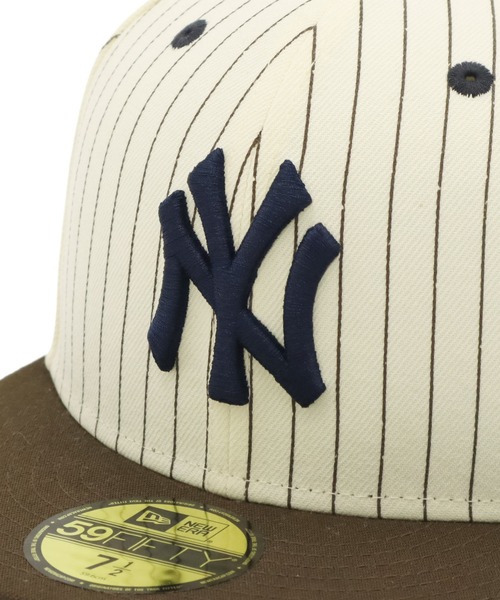 TENDERLON ストライプキャップ NEW ERA キャップ 帽子 ニューエラキャップ 59FIFTY MLB ピン