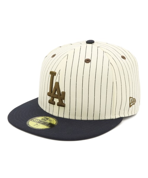 TENDERLON ストライプキャップ NEW ERA キャップ 帽子 ニューエラキャップ 59FIFTY MLB ピン
