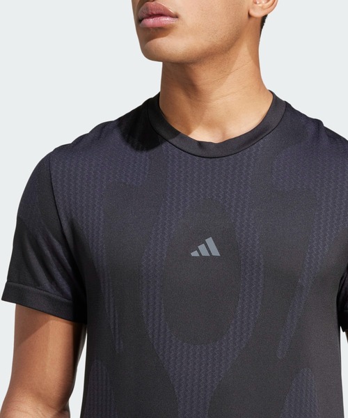 adidas tシャツ Designed for Training ヨガ シームレス 半袖T