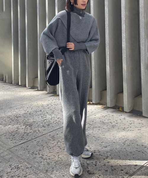 STELLA FISH ニット セーター Cape Poncho Knit Tops レディース