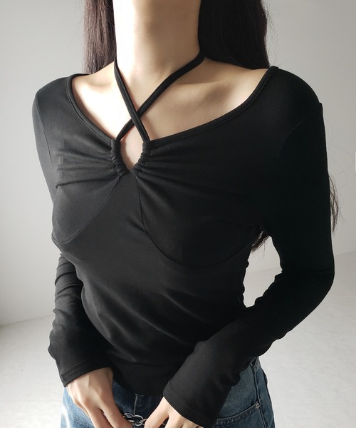 me+em select（ミームセレクト） tシャツ 「 3WAY 」クロスストラップ