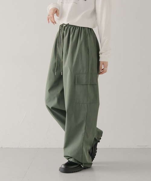 HER CLOSET（ハークローゼット） ワイドパンツ カーゴパンツ 「HER