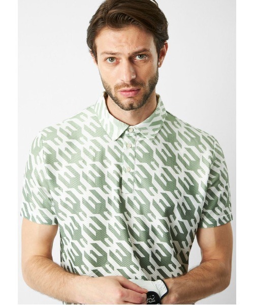 ポロシャツ HOUNDTOOTH S/S POLO メンズの画像