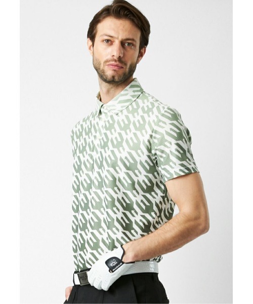 ポロシャツ HOUNDTOOTH S/S POLO メンズの画像