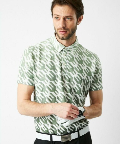ポロシャツ HOUNDTOOTH S/S POLO メンズの画像