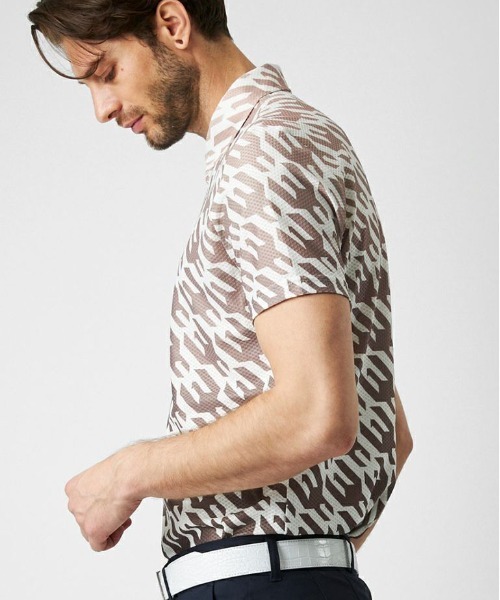 ポロシャツ HOUNDTOOTH S/S POLO メンズの画像
