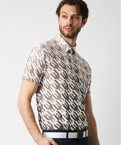 ポロシャツ HOUNDTOOTH S/S POLO メンズの画像