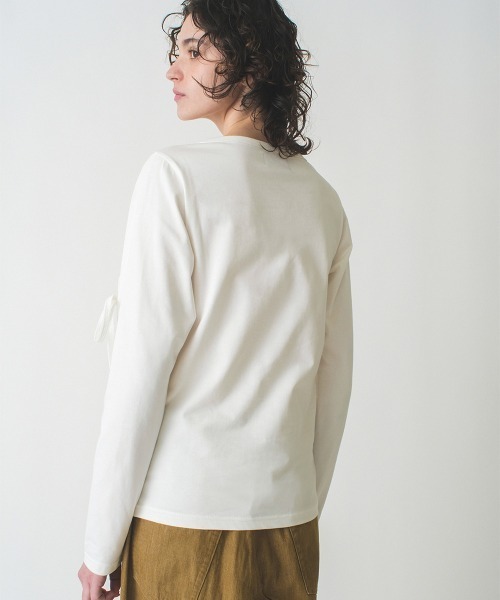 ブラウス シャツ ribbons long sleeve shirt レディース