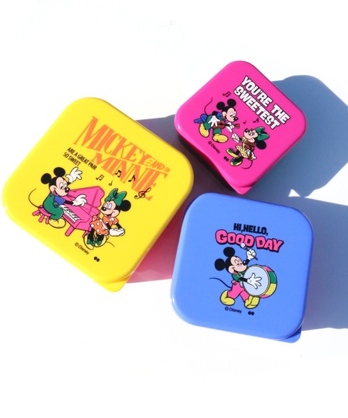 Disney 弁当箱 「DISNEY/ディズニー」SEALED LUNCH BOX SET 3P