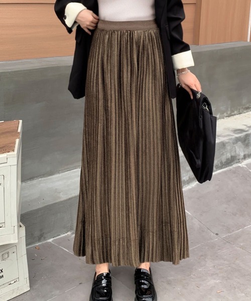 LOWO スカート ロングプリーツスカート : ZOZOTOWN Yahoo!店 - 通販