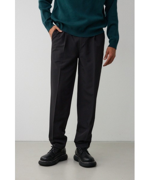 50s【激渋美形】青ネップ ダークグレー ウール スラックス トラウザー AZUL BY MOUSSY（アズールバイマウジー） スラックス W-FLEXトラウザー