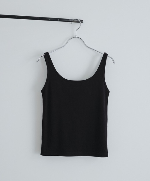 VIS（ビス） タンクトップ ノースリーブ 「洗える」タイニーストラップ