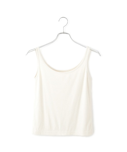 VIS（ビス） タンクトップ ノースリーブ 「洗える」タイニーストラップ