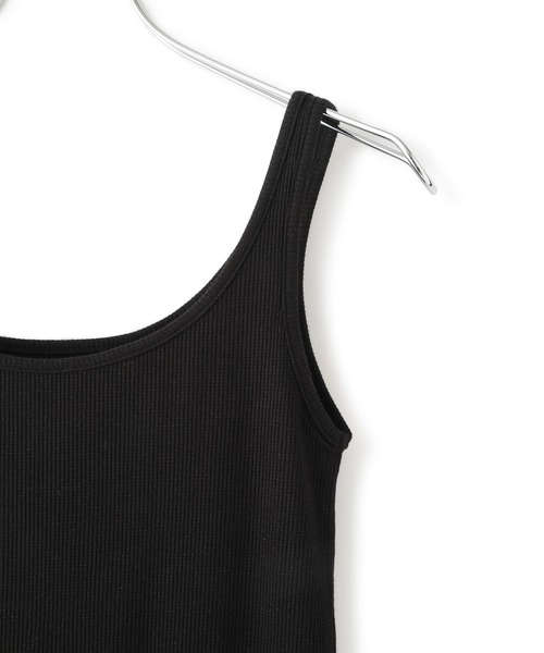 VIS（ビス） タンクトップ ノースリーブ 「洗える」タイニーストラップ