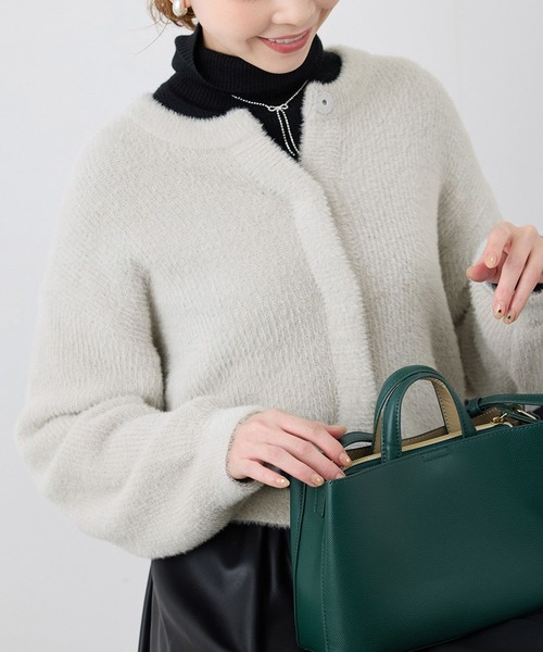 ROPE' PICNIC（ロペ ピクニック） カーディガン fluffy knit