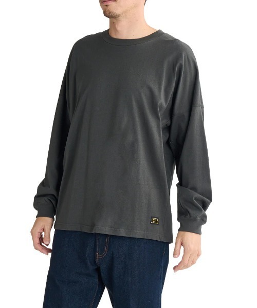 tシャツ RVCA メンズ RESSESION LT ロンＴ/ルーカワイドシルエットネームタグ長袖ロンT メンズ レディース | RVCA | 02
