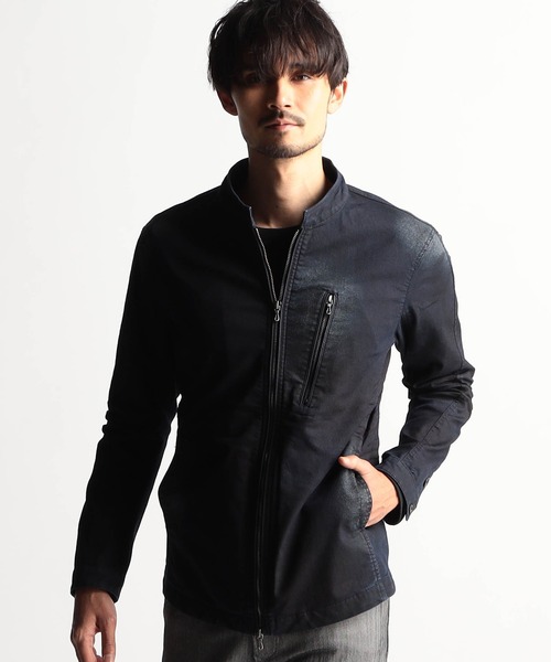 シングルライダースジャケット/ブルゾン/NICOLE CLUB FOR MEN NICOLE CLUB FOR MEN 革ジャン ライダース シングルライダース