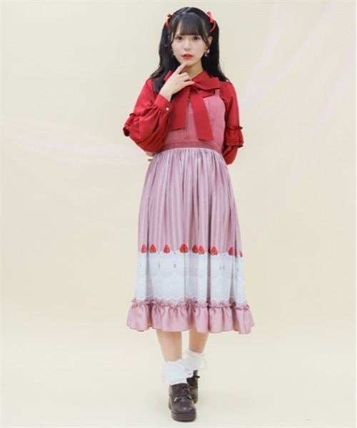 axes femme POETIQUE ワンピース ガトー・フレーズフリルワンピース