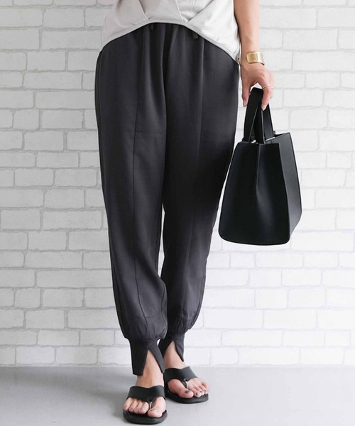 パンツ センター切り替えジョガーパンツ レディース : ZOZOTOWN Yahoo