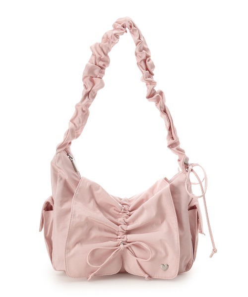 & chouette ショルダーバッグ バッグ 2WAY リボンギャザー