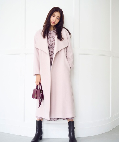 ！ゆゆ！期間限定値下げ！ SEMICOUTURE ピンク チェスターコート NATURAL BEAUTY BASIC（ナチュラルビューティーベーシック