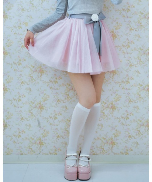 Me roir スカート Me roir スカート ローズモチーフチュールスカート : ZOZOTOWN
