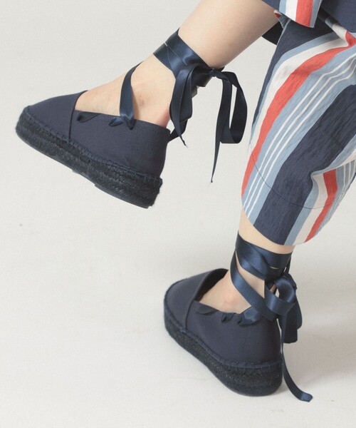 ChristianLouboutinエスパドリーユサンダル黒レースアップ ChristianLouboutinエスパドリーユサンダル黒レースアップ